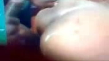 Indian Guy spread CUM on Aunty's BUTT after fucking