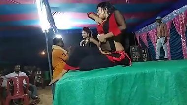 wet rain dance on stage