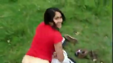 Indian couple outdoor fucking