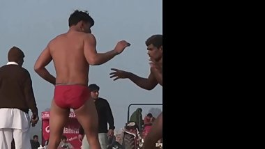 Indian wrestler's hot ass