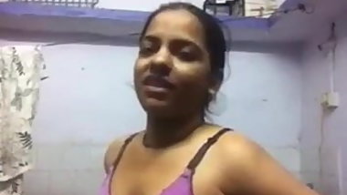 Indian Girl Changing For Her BF