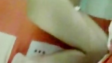 Hot petite desi babe lying naked in bed