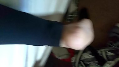 Thick sexy BBW wife soles