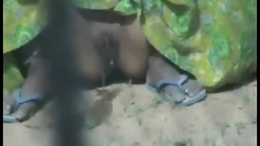 Villager women pissing