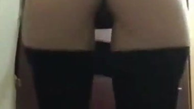 some ass shaking and teasing