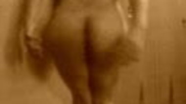 Indian wife spanking her ass