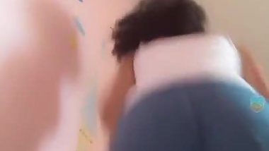Indian girl shaking booty