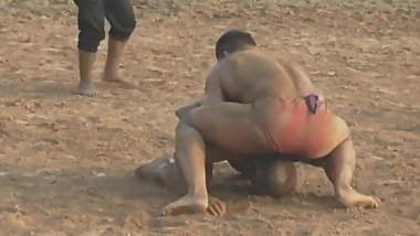 Indian wrestler's hot ass