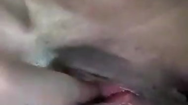 My GF fingering (getting ready)