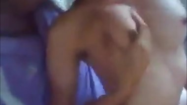 Japanese girl fucked by Indian guy inside a car