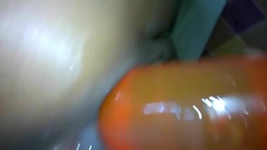 Indian girl getting fucked by dildo