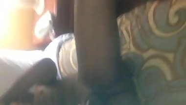Girl sucking big  black cock