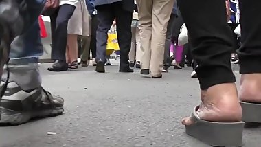 Candid Mature Indian Feet