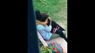 Indian couple's caught having sex in public park