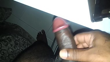stroking my cock