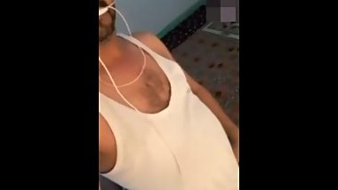 Arab black cock jerk off