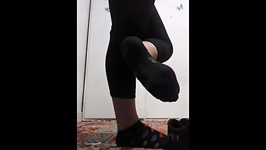 indian girl take off sneaker(part 4)