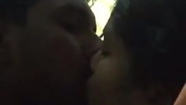 South Indian girl kissing and blowjob bf's cock