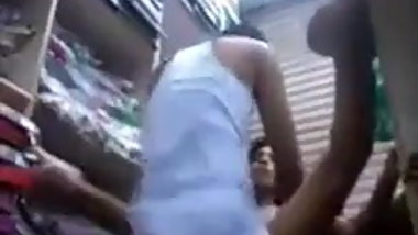 Desi couple fucking inside the shop