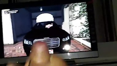 Masturbation while watching gta5 porn