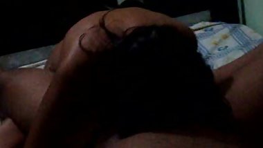 indian slut wife giving blowjob