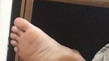 indian foot in library