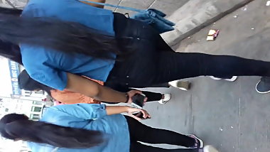 Indian Girl  Tight Jeans Ass Butt