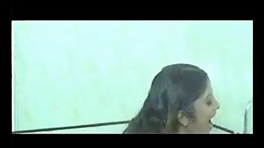Indian happy girl bathing