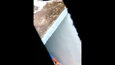 Indian Teen Couple Romancing In Rain