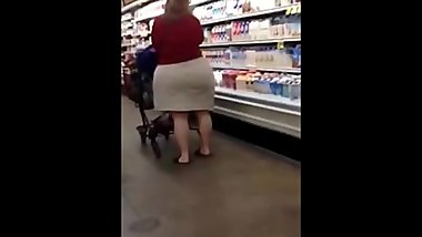 Candid Big Butt - Plumper Mature Ass - Spying Chubby Booty