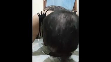 Indian Sissy Puppy Sara Feeding Time