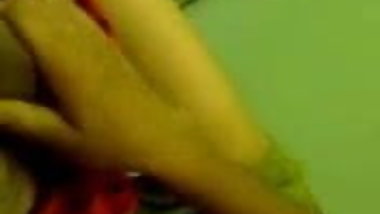 Hot Northindian Girl enjoyed with her BF while alone in home