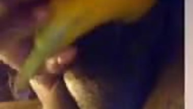 Plump aunty plays with her pussy