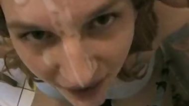 British Indian College Babe Sucking Cock Taking Cumshot Facial