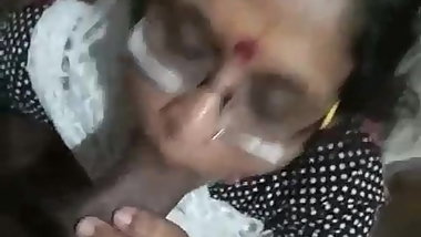Indian granny sucking dick