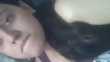 Cute hairy girl's blowjob