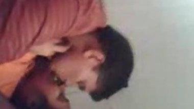 Southindian Mallu Girl's BIG Boobs sucking by her BF at home