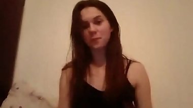 Ukrainian camgirl merrii (indianaaa, indiana69, merri69) play with cucumber
