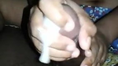 wife's handjob for my cum.