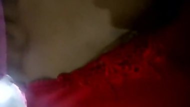 Rithika does a show in a red slip
