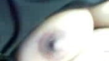 Indian Girl Showing boobs in car