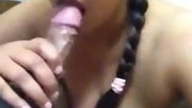 Indian teen selfie blowing husband