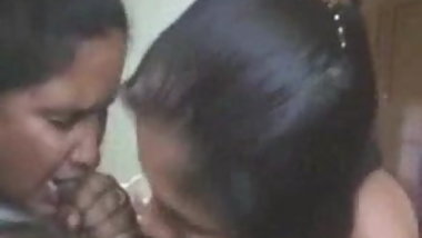 Indian Mature Prostitute Aunties try to wake-up the Cock
