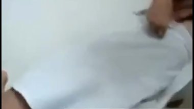 Indian girlfriend teasing me after taking a shower