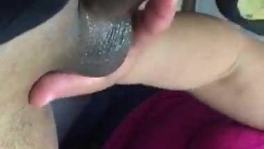 Friends Latina girlfriend sucking my cock like a slut . She