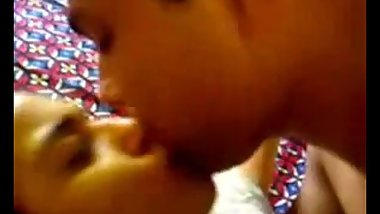 Young Indian couple having fun filiming each other