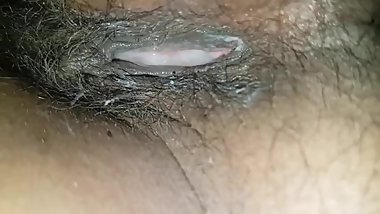 Morning Indian cream on a hairy Indian