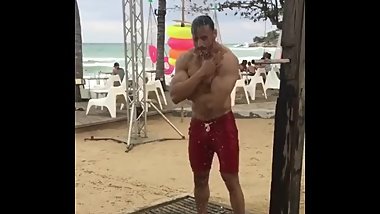 beach indian shower