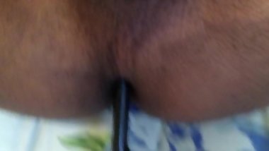 Indian asshole massage masturbation