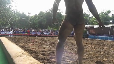 Indian Wrestler's hot ass